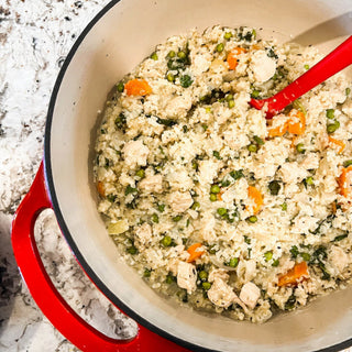 One pot chicken with quinoa and vegetables – bariatric recipe by Celebrate Vitamins