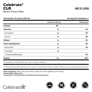 Celebrate® CLR 20g Proteïnewater 