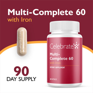 Multi-Complete 60 Multiwitamina bariatryczna z Żelazo, Kapsułki